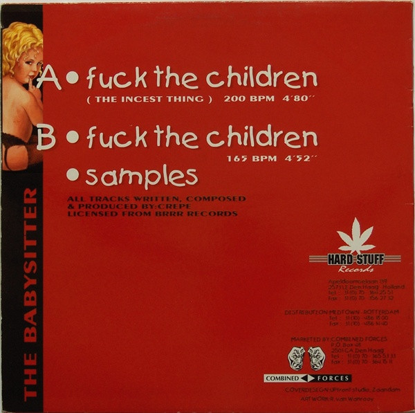 Fuck The Children back cover