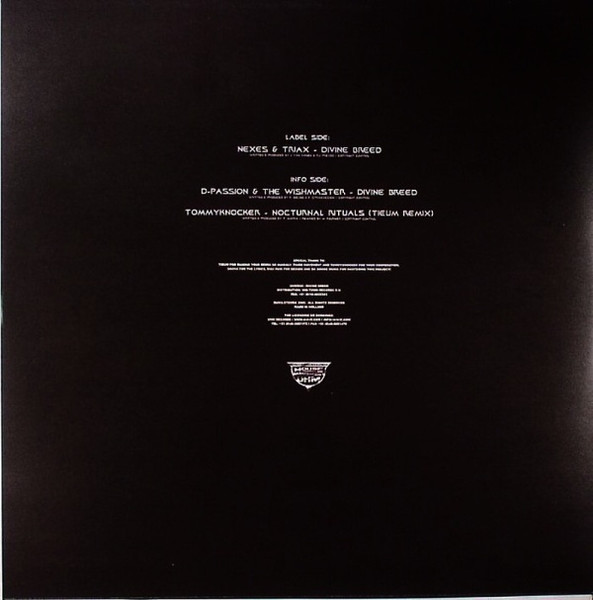 Raving Nightmare - Divine Breed back cover