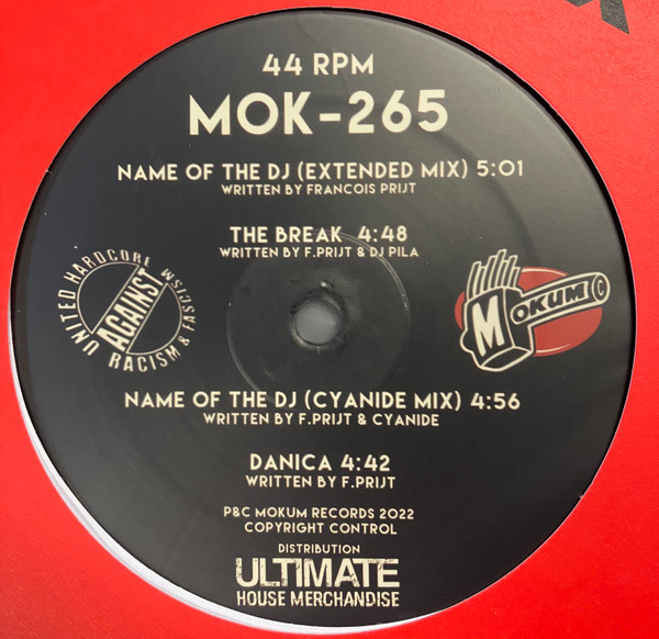 Mokum Classixxx - Name Of The DJ front label