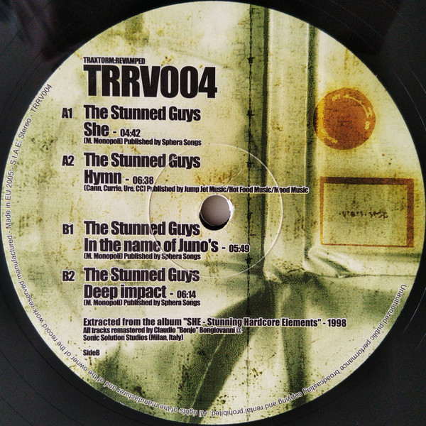 Traxtorm Revamped 004 - Elements Special Edition back label