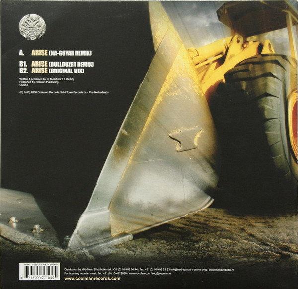 Arise (The Remixes) back cover