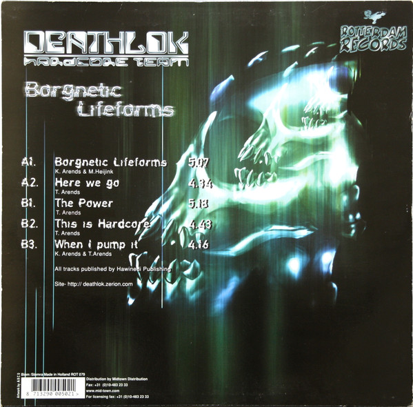 Borgnetic Lifeforms back cover