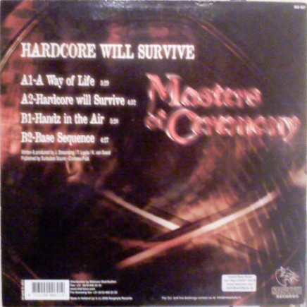 Hardcore Will Survive back cover