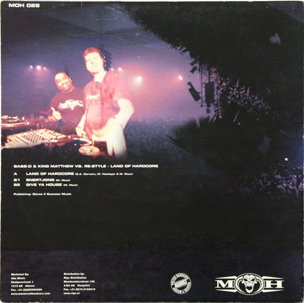 Land Of Hardcore back cover