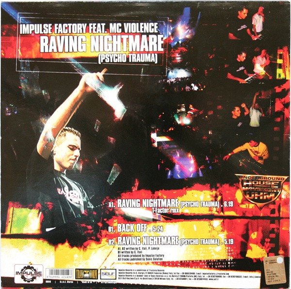 Raving Nightmare (Psycho Trauma) back cover