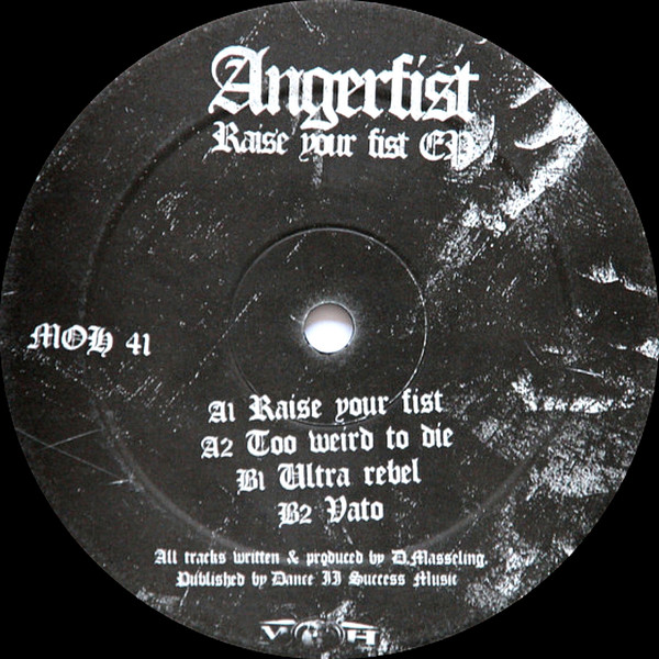 Raise Your Fist EP back label