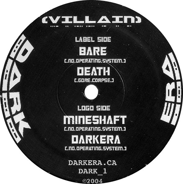 Villain front label