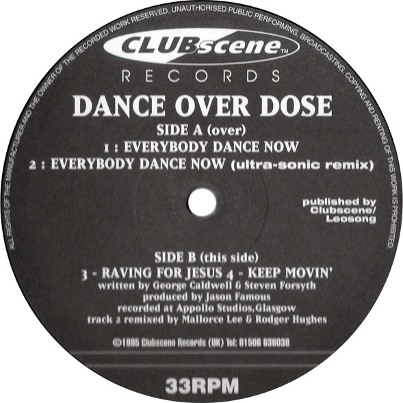 Everybody Dance Now front label